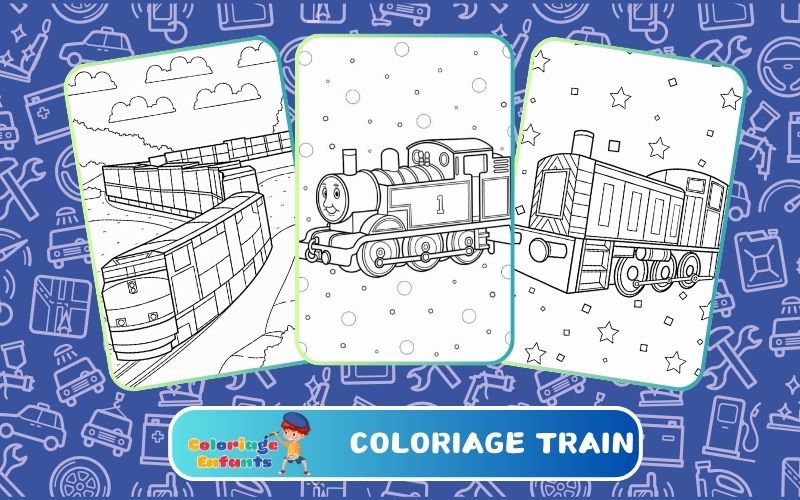 Coloriage Train