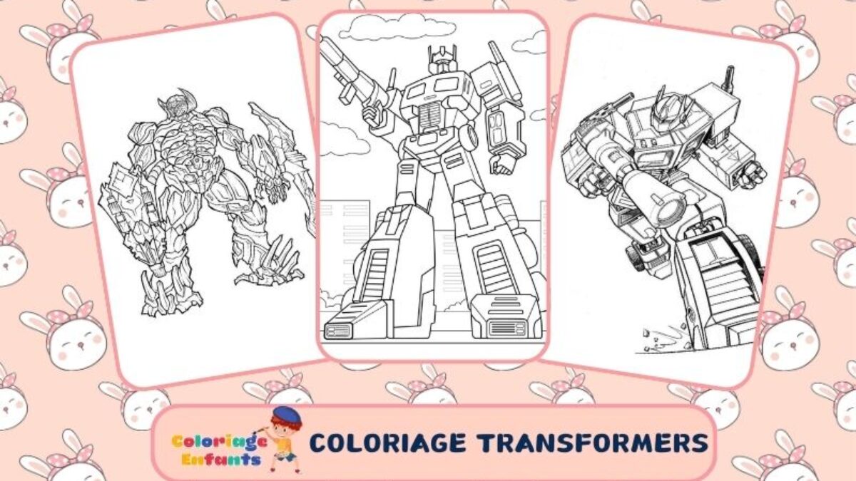 Desenhos para colorir Transformers para pequenos fãs de robôs -  Coloriageenfants.com, image size:1200x675