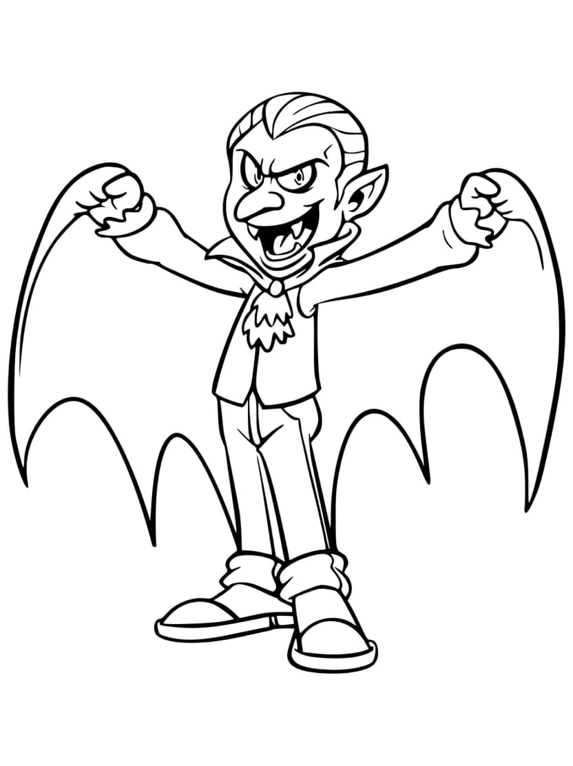 Coloriage Vampire Creant Des Souvenirs Interessants