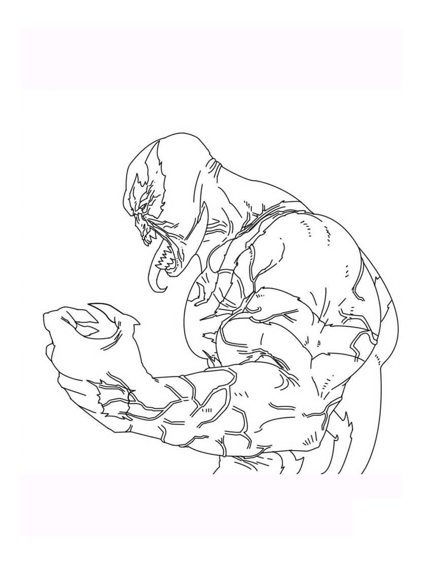 Coloriage Venom Pour Enfant