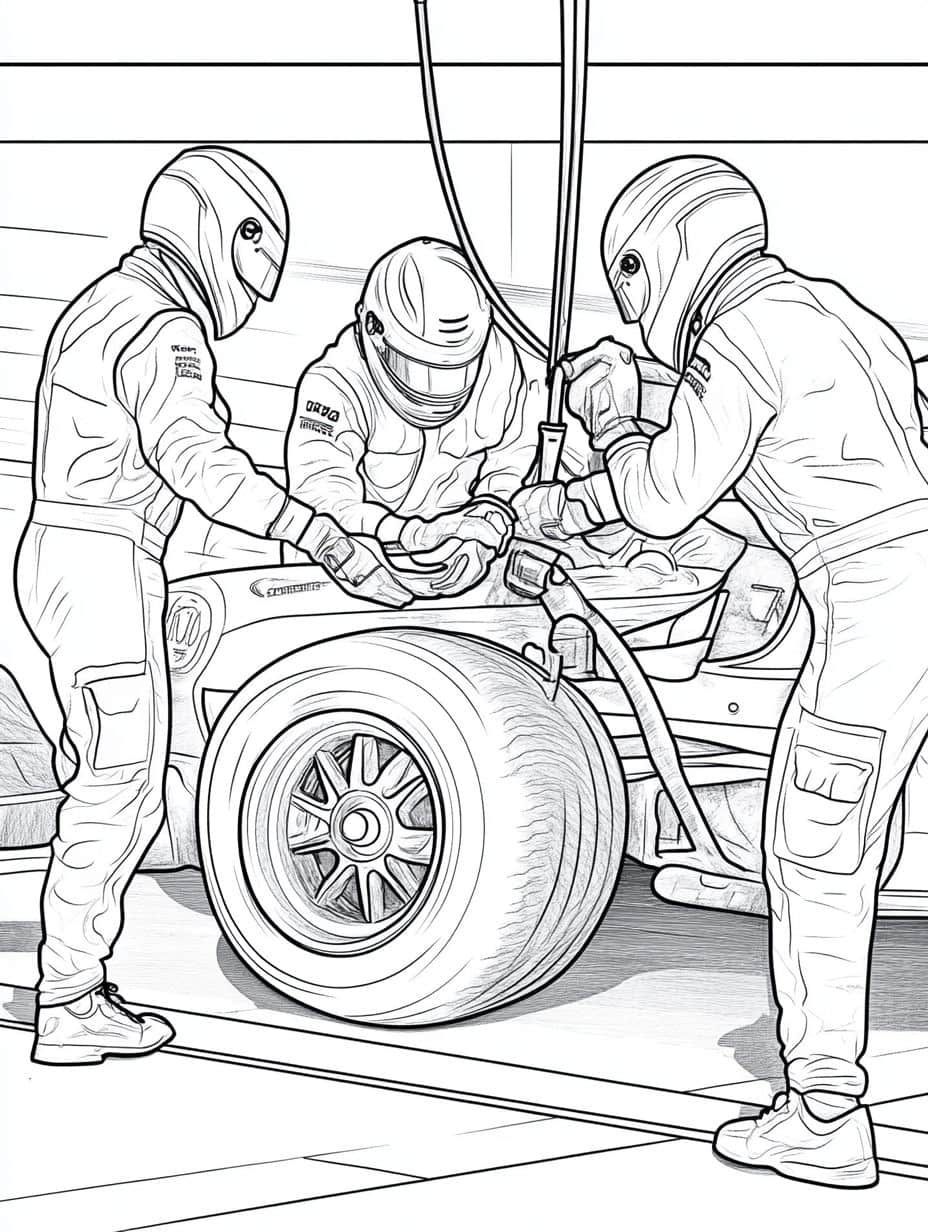 Coloriage Voiture De Course Pour Les Amateurs De Voitures Rapides