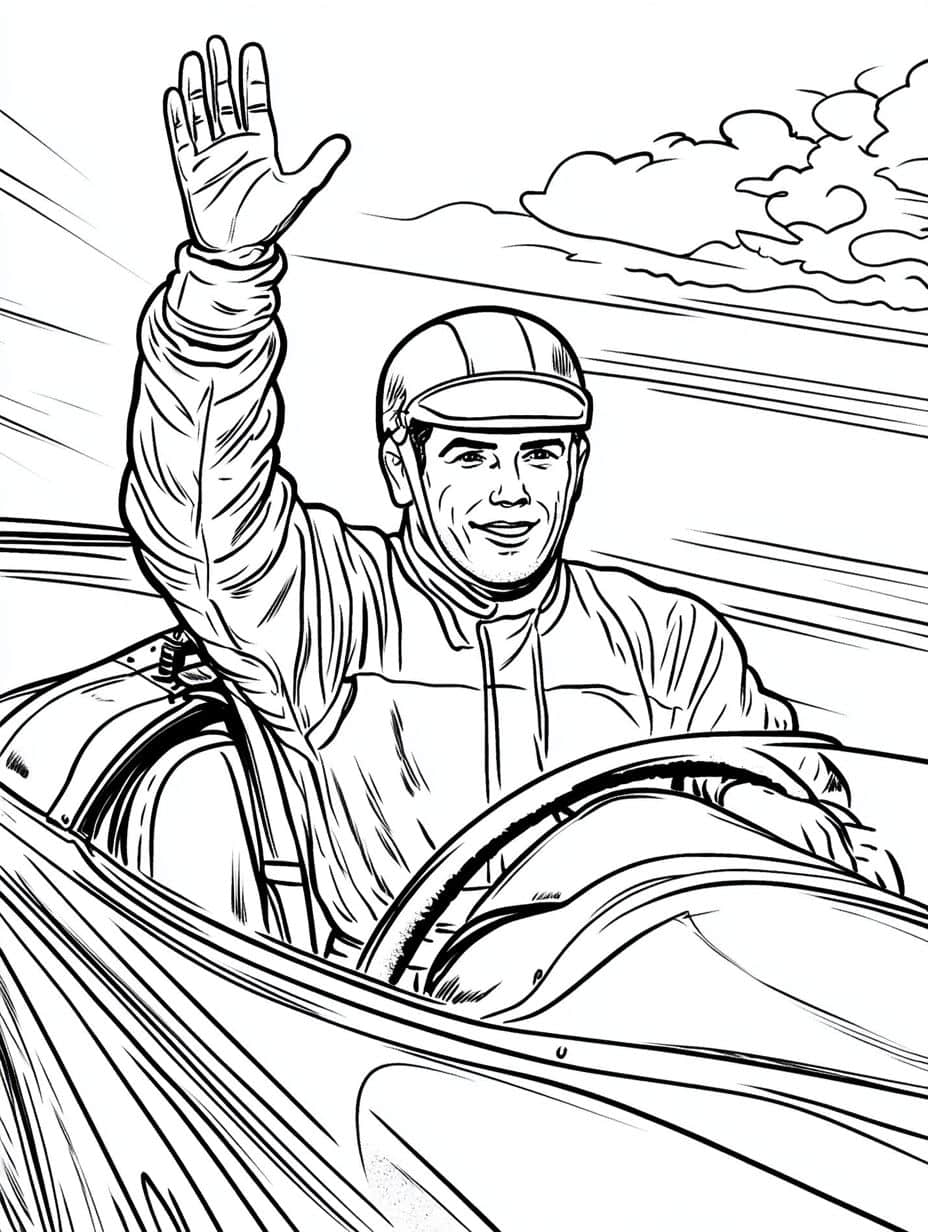 Coloriage Voiture De Course Pour Les Fans De Sport Moteur