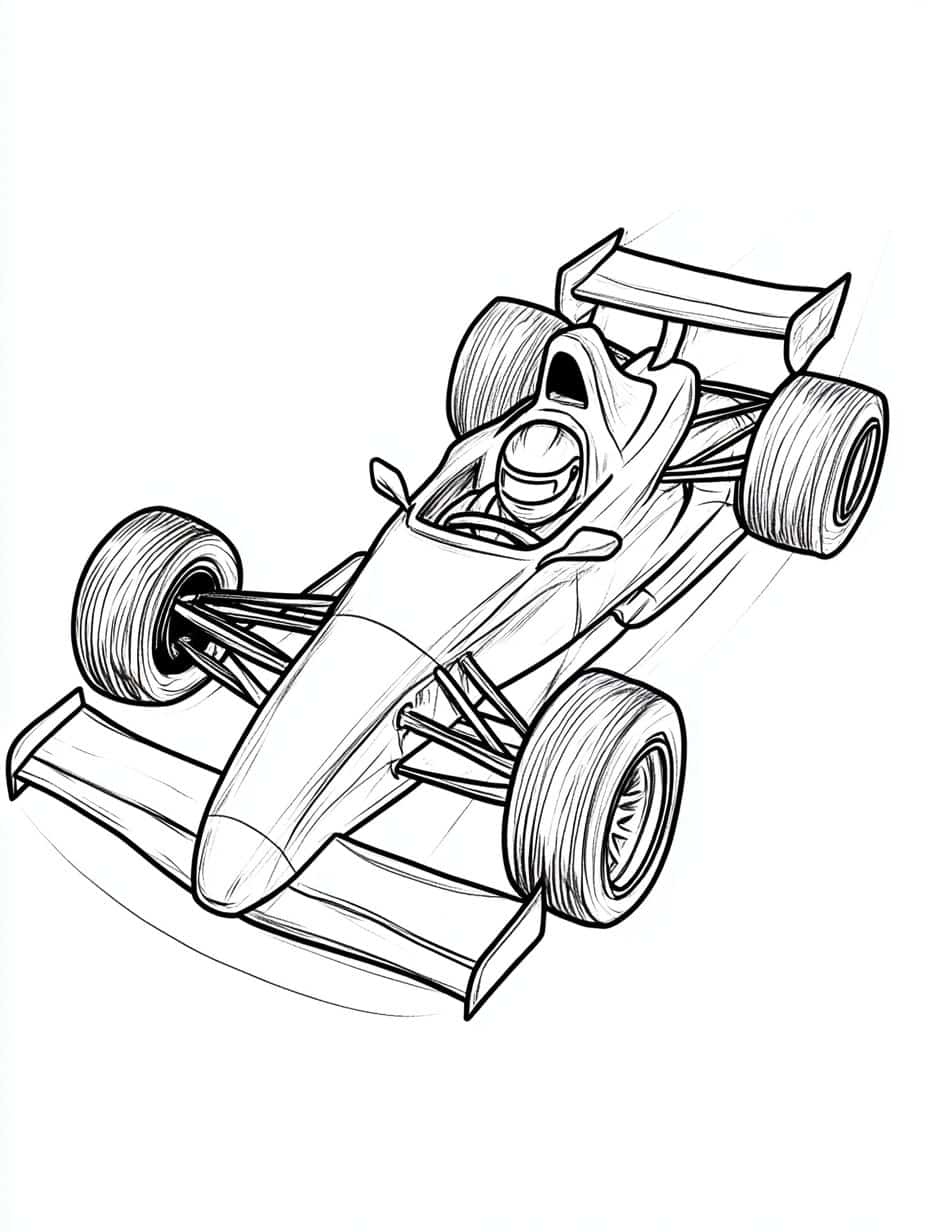 Coloriage Voiture Un Dessin De Voiture Vintage