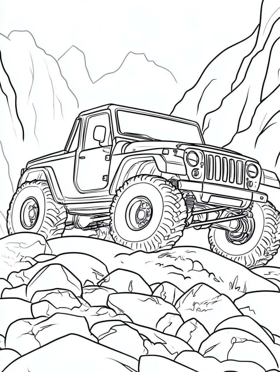 Coloriage Voiture Une Illustration De Voiture Sportive