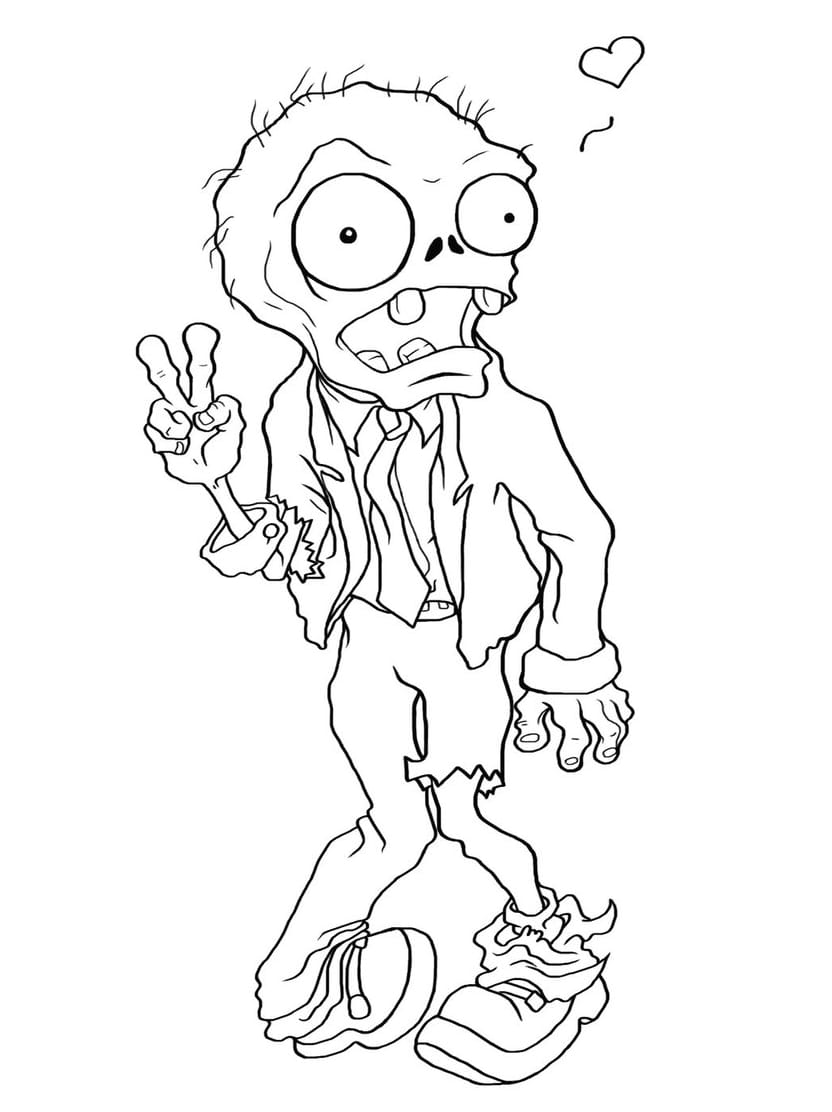 Coloriage Zombie A Telecharger Facilement