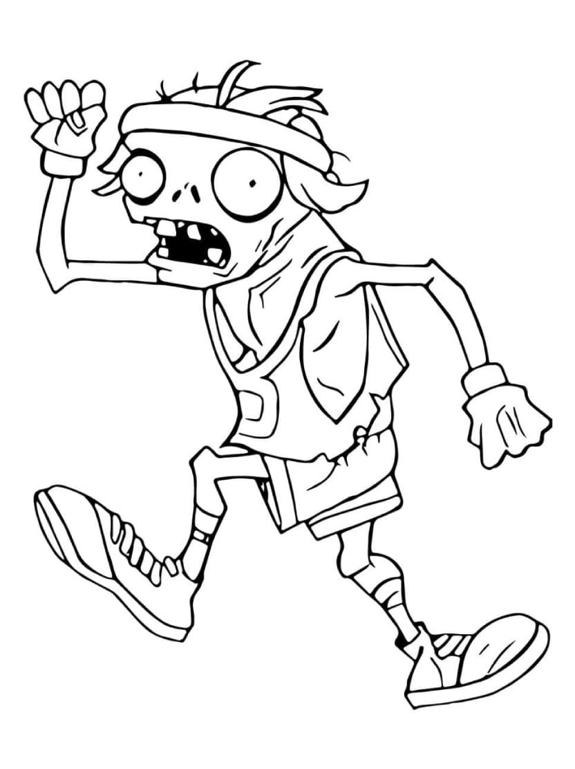 Coloriage Zombie Amusant Pour Jouer