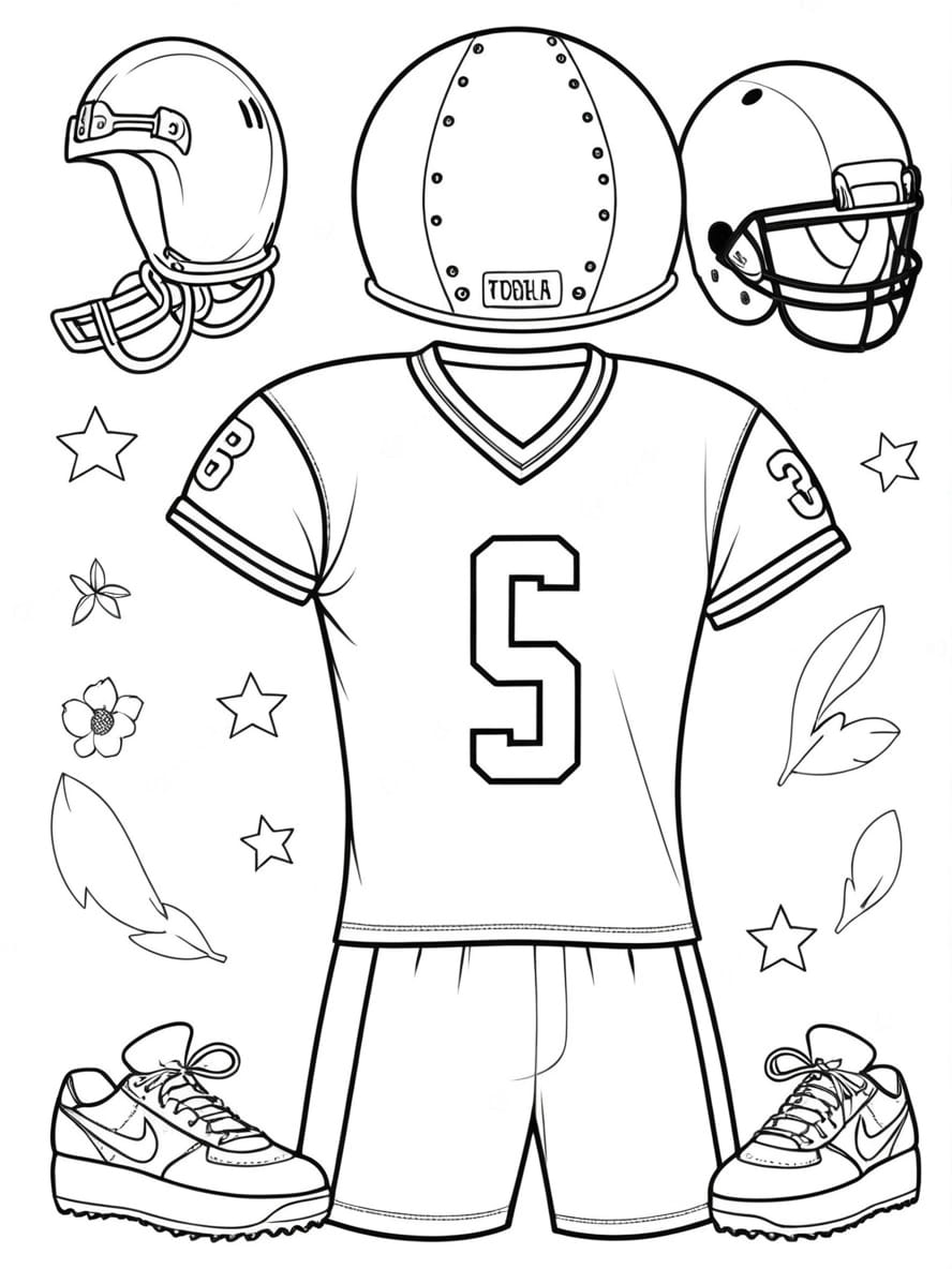 Maillot Coloriage Foot Pour Les Petits Fans De Football