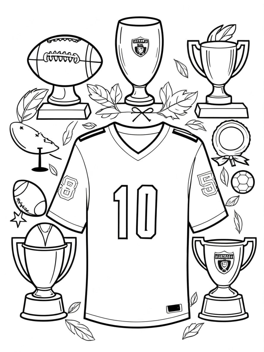 Maillot Coloriage Foot Pour Soutenir Votre Equipe Favorite