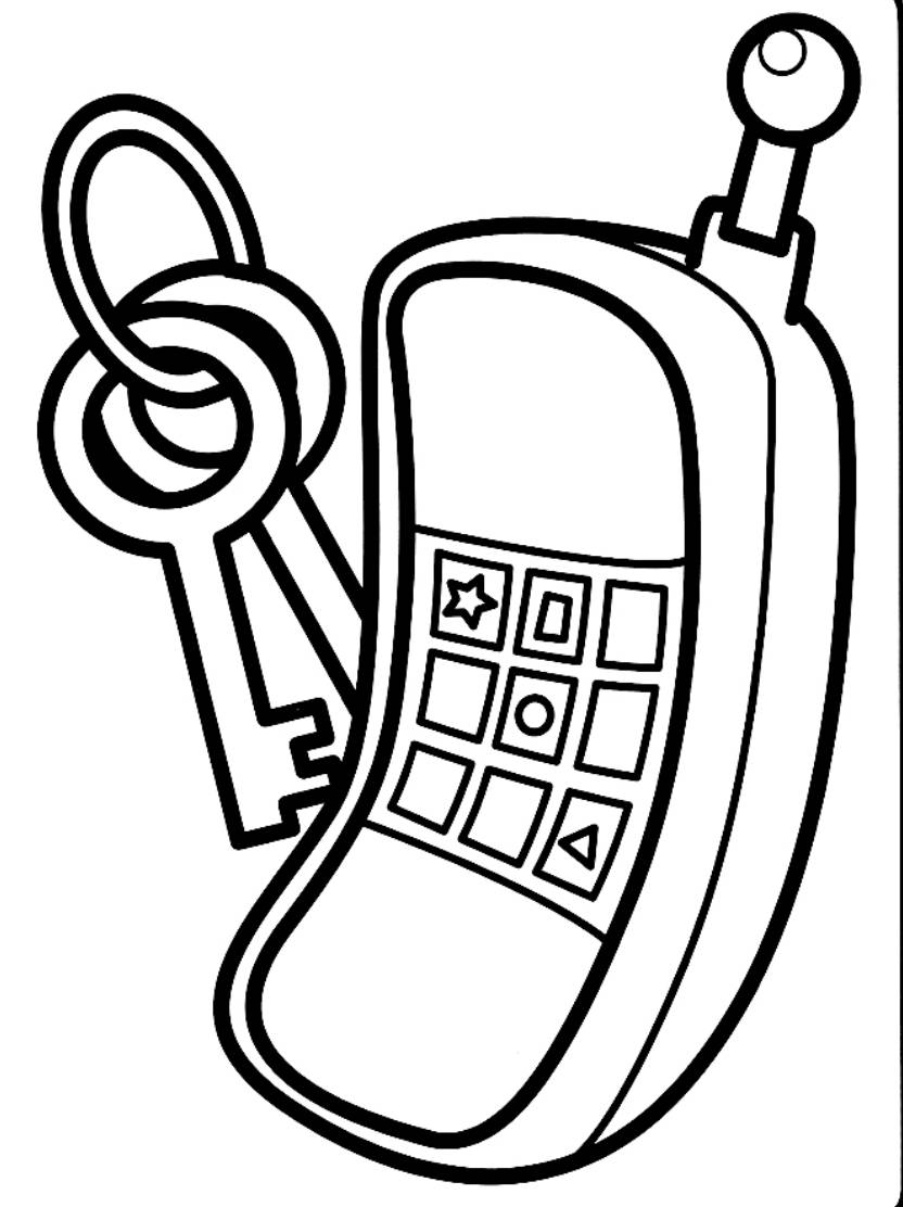 Coloriage Telephone A Imprimer Pour Creer Un Objet Pratique Et Esthetique