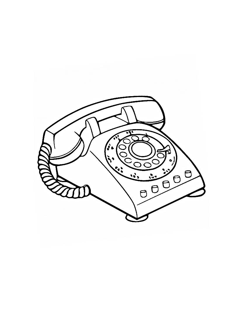 Coloriage Telephone Pour Une Experience D Artistique Originale