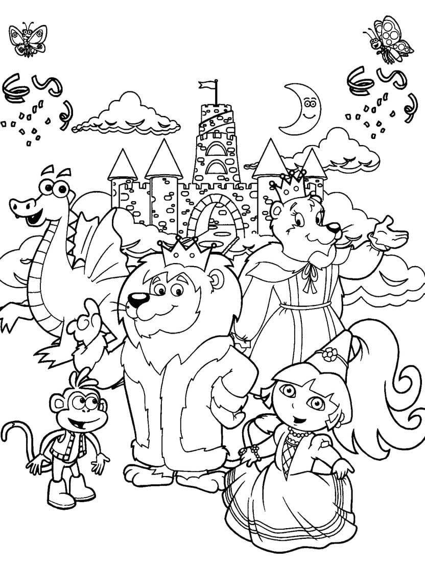 Coloriage Zoo Amusant Et Facile A Realiser