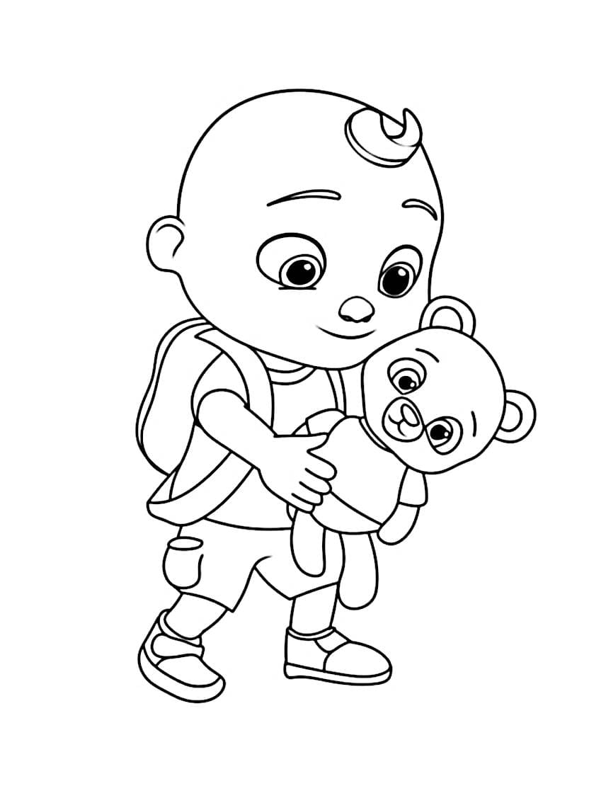 Coloriage Cocomelon Dans Le Monde Des Petits Personnages