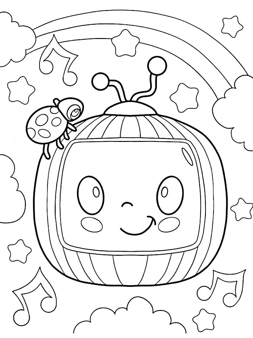 Coloriage Cocomelon Pour Developper L Imagination Des Petits