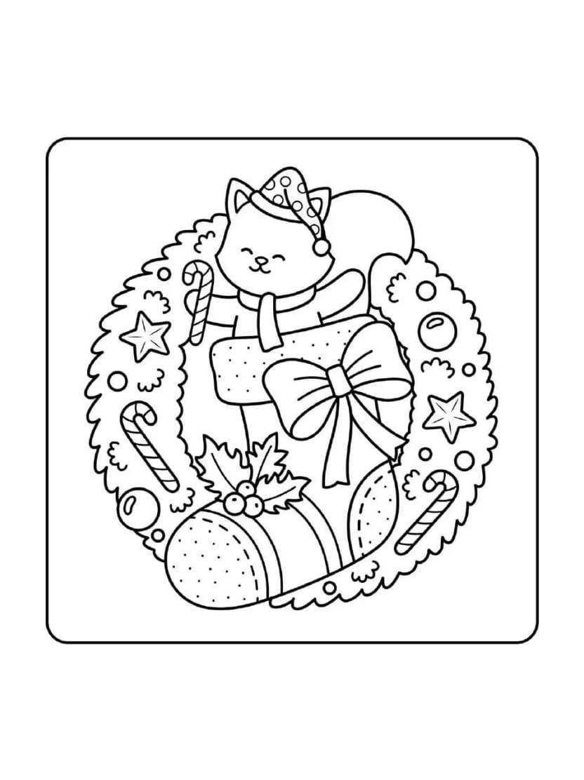 Coloriage Comfy Christmas Une Atmosphere Adorable Pour Les Fetes