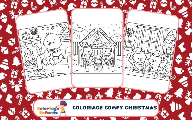 Coloriage Comfy Christmas