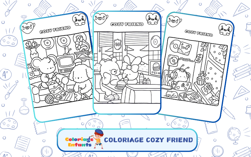 Coloriage Cozy Friend