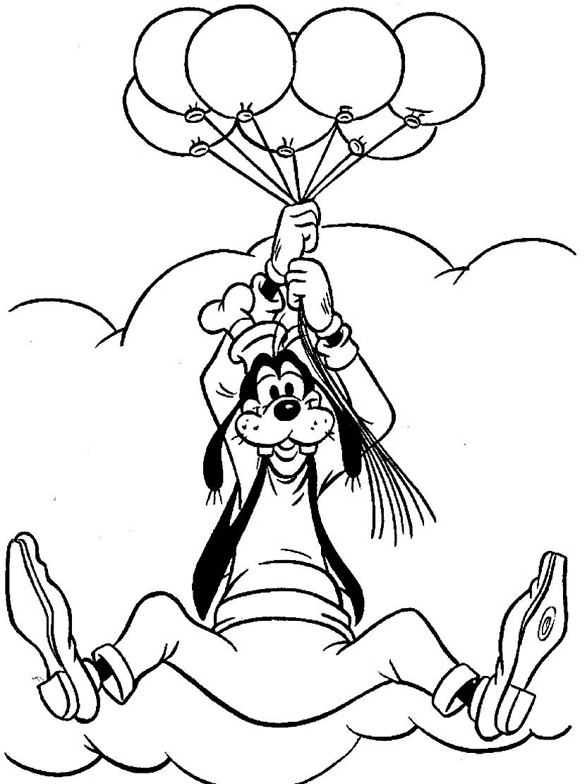 Coloriage Goofy Pour Exprimer Votre Imagination