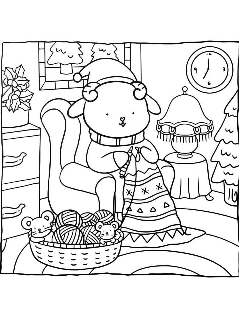 Coloriage Hygge Christmas Doux Et Artistique