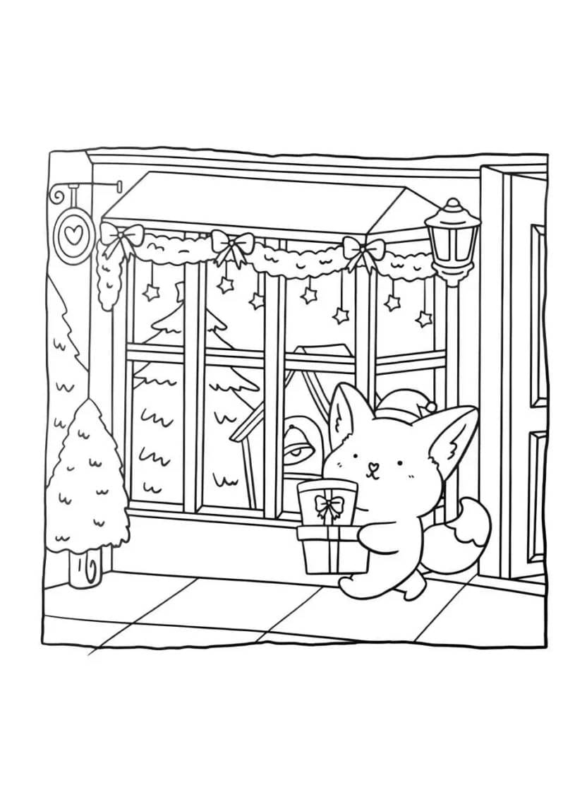 Coloriage Hygge Christmas Pour Enfants Calmes