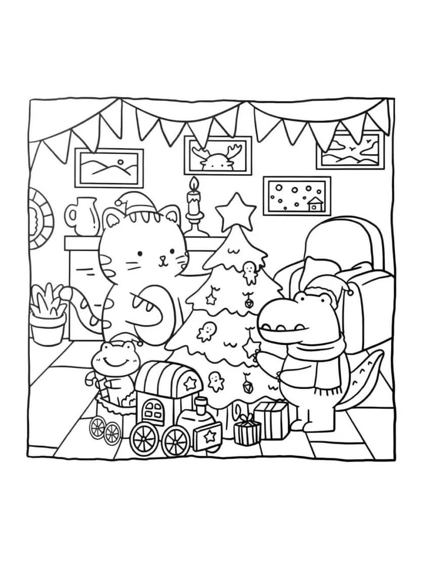 Coloriage Hygge Christmas Pour Enfants Et Adultes