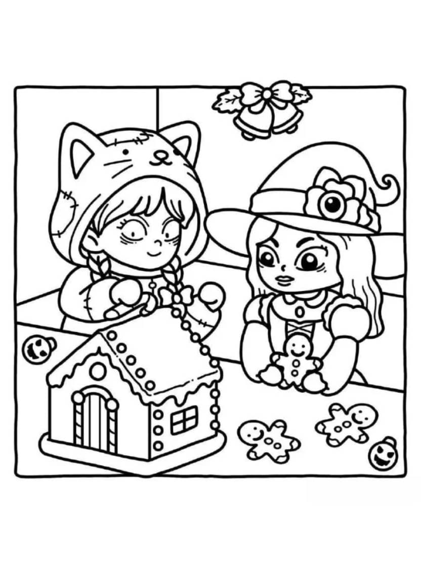 Coloriage Spooky Xmas Detailles Et Originaux