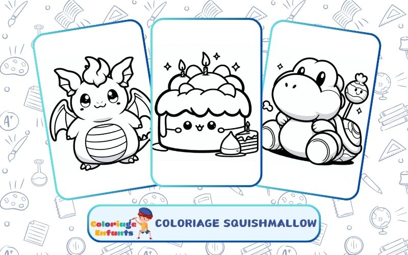 Coloriage Squishmallow