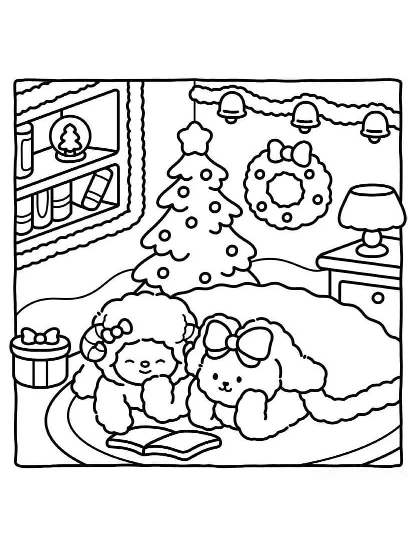 Coloriage Xmas Times Creativite Sans Limite Et Tres Joli