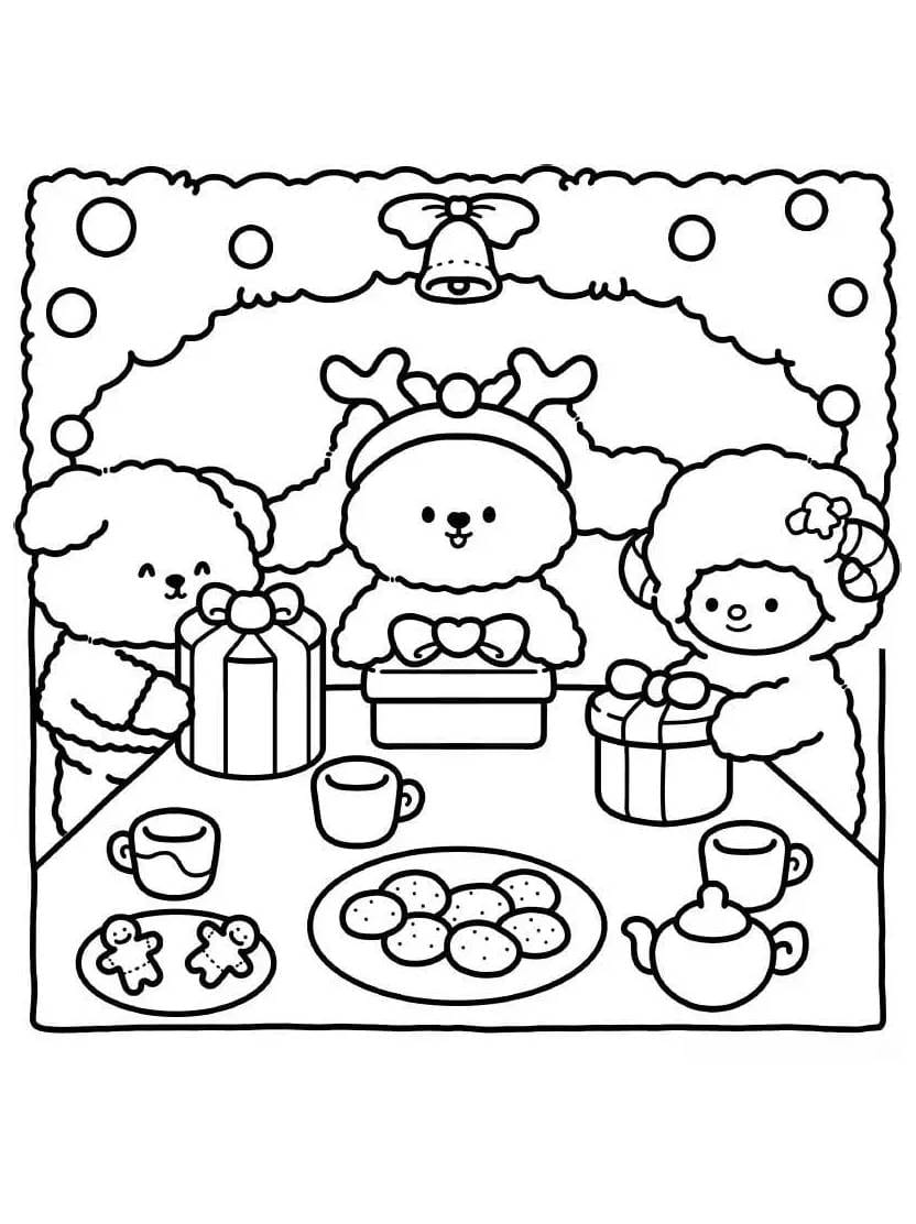 Coloriage Xmas Times Dessins Simples Mais Tres Impressionnants