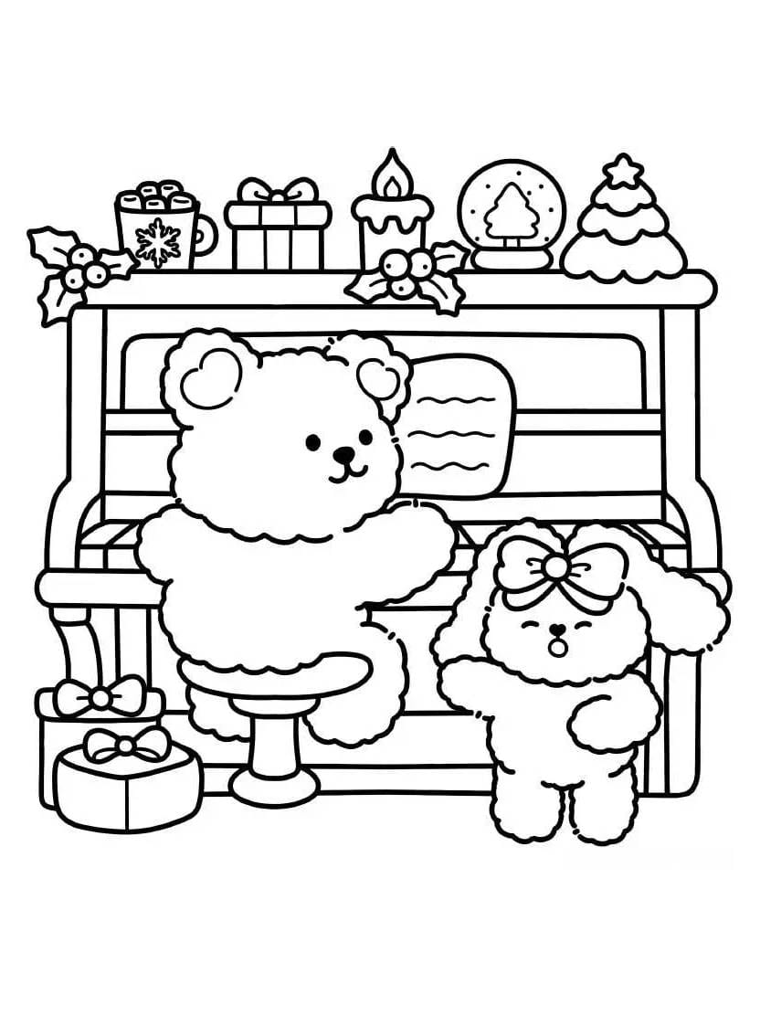 Coloriage Xmas Times Tres Beau Pour Tous Les Ages