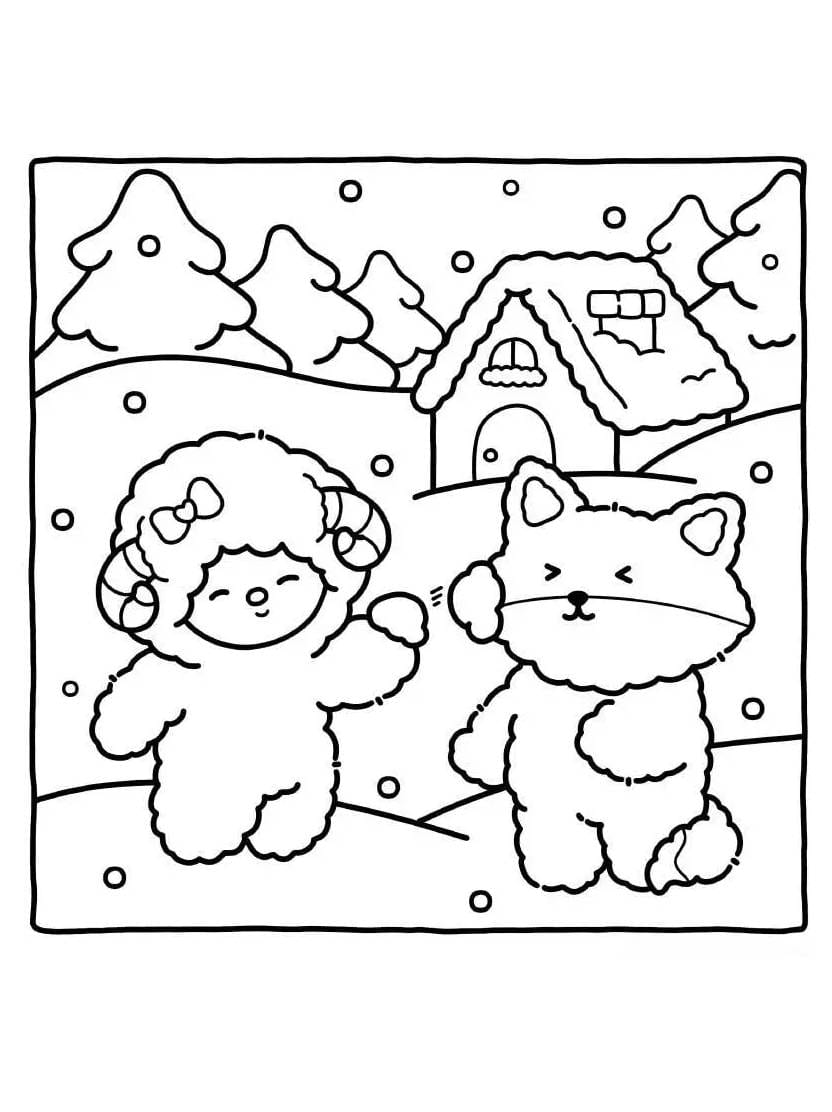 Coloriage Xmas Times Une Combinaison Parfaite De Noel Et D Art