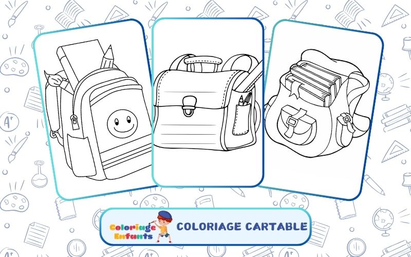 Coloriage Cartable