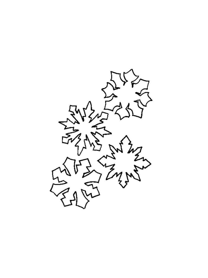 Coloriage Flocon De Neige Avec Motifs Feeriques