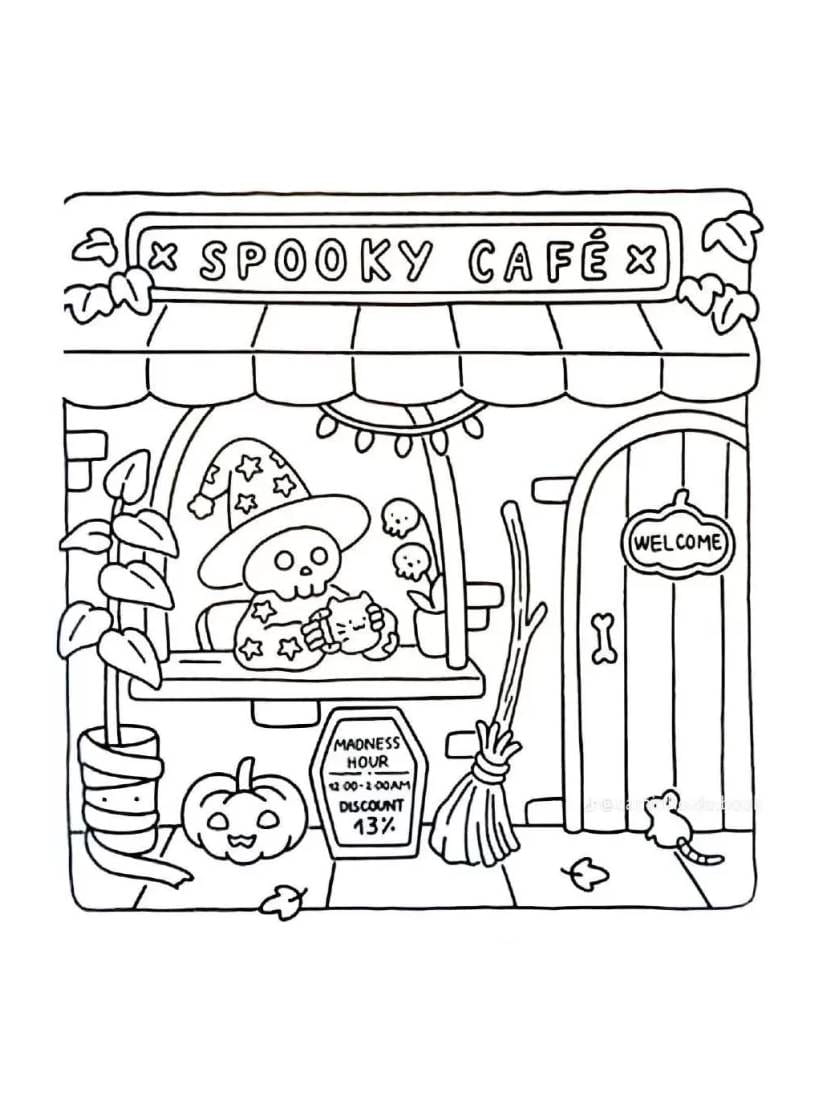 Coloriage Fuzzy Hygge Pour Des Activites Calmes Et Joyeuses