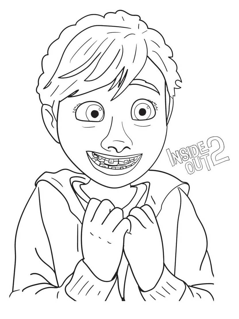 Coloriage Inside Out A Imprimer Gratuitement Pour Enfants