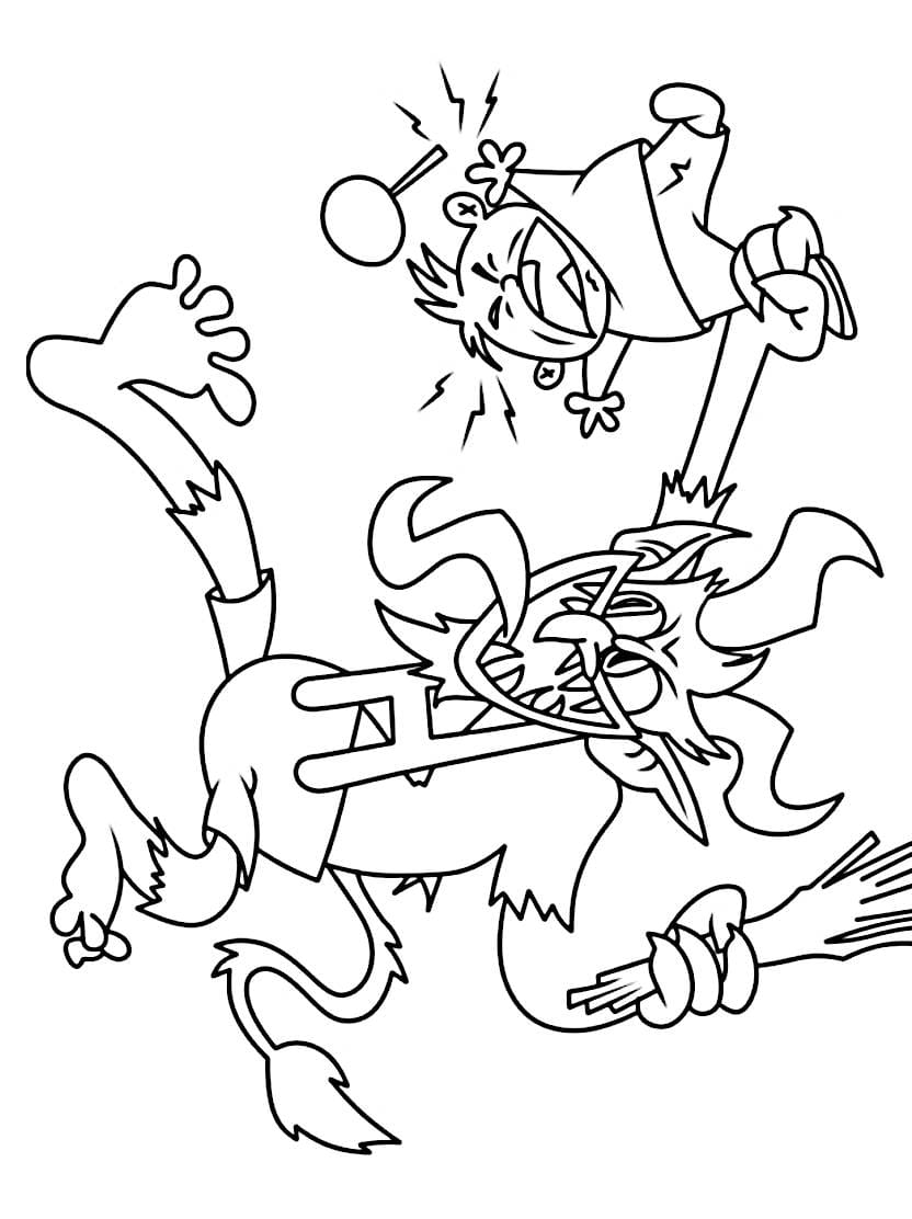 Coloriage Krampus Pour Une Dose De Suspense Noel