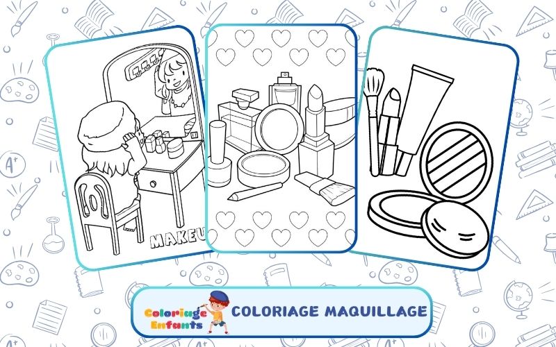 Coloriage Maquillage