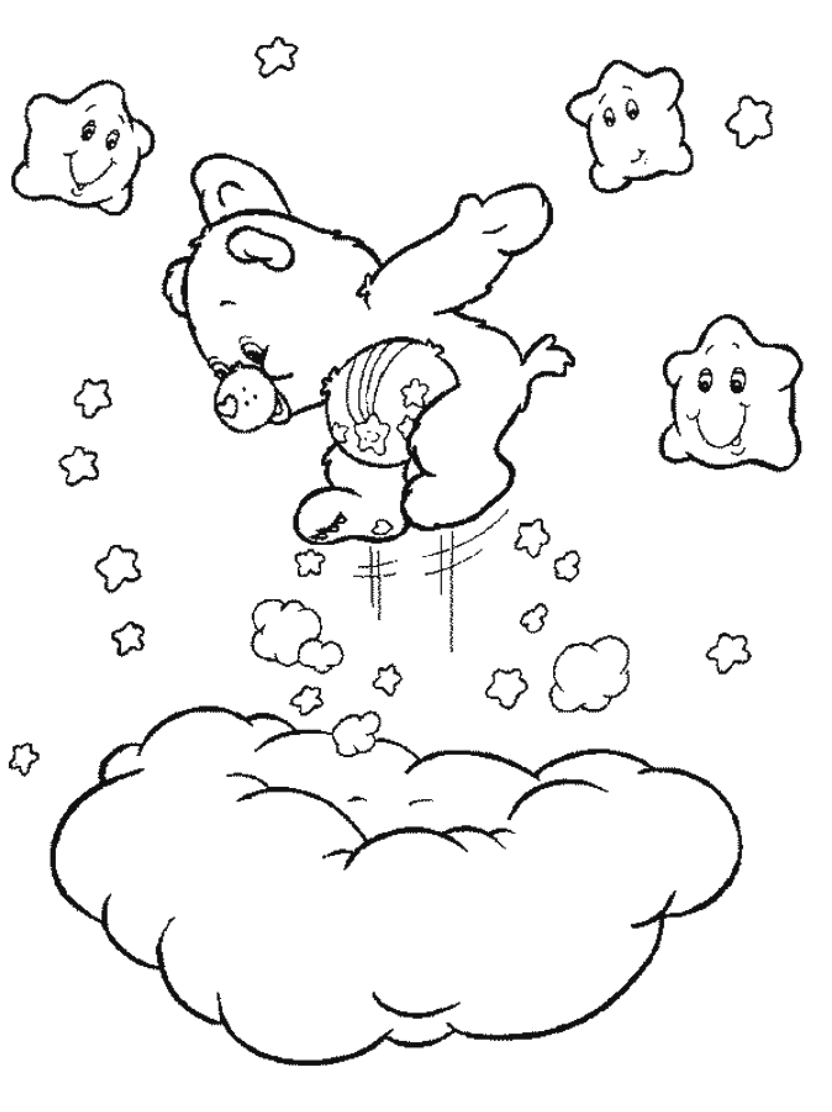 Coloriage Nuage Et Vie En Hauteur