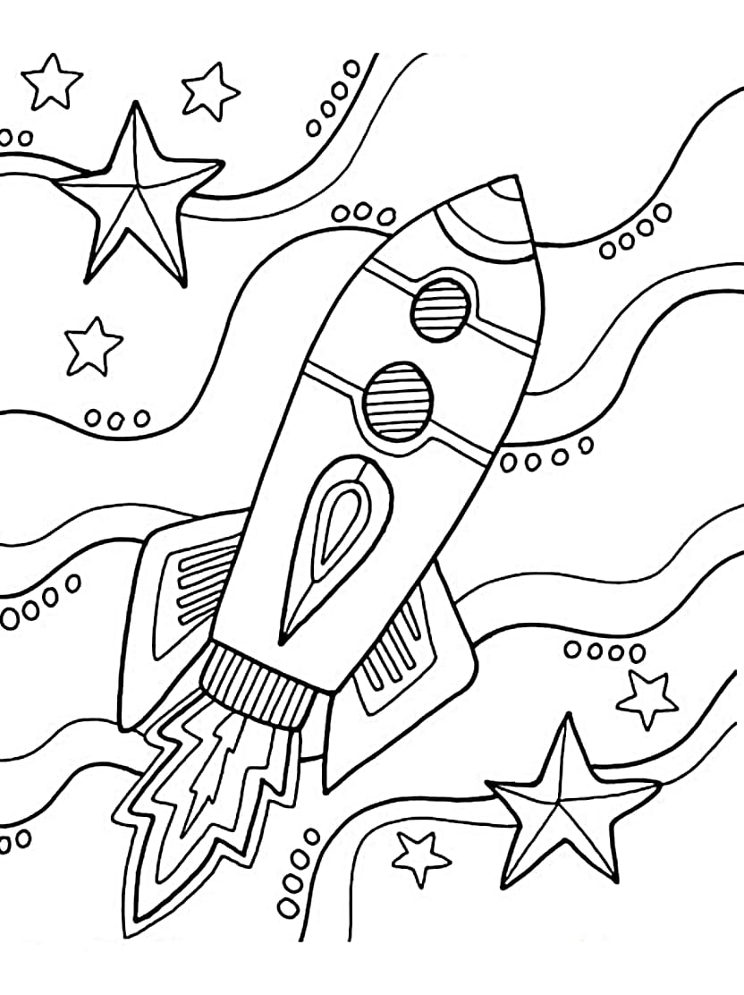 Coloriage Planete En Sourire Pour Les Enfants