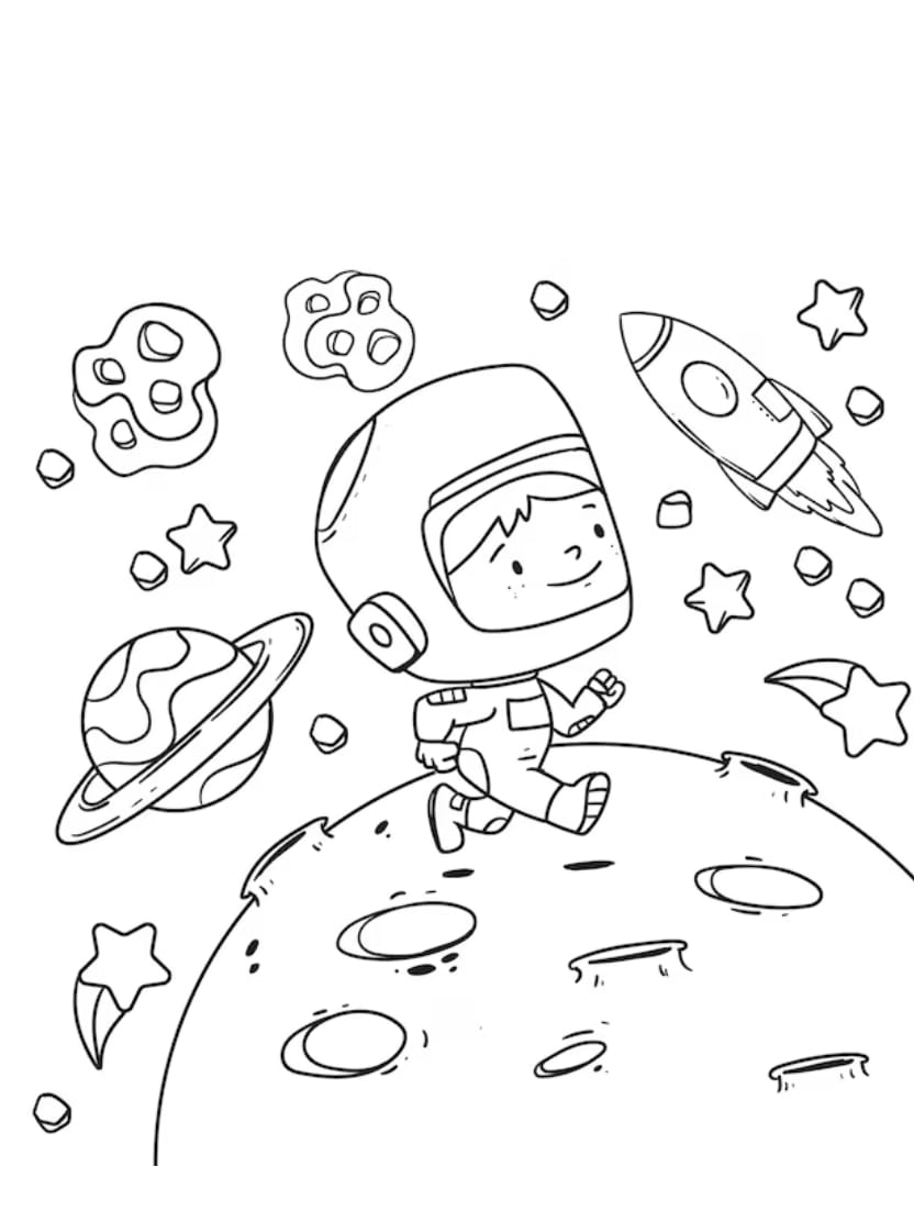 Coloriage Planete Unique Pour Petits Artistes