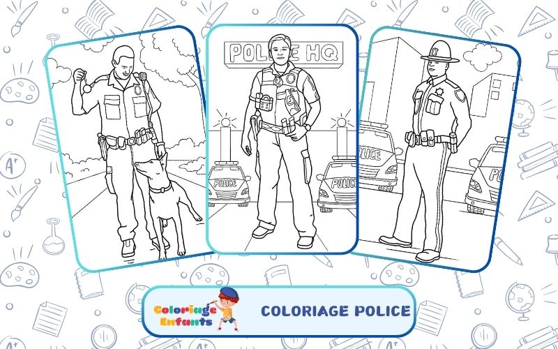 Coloriage Police