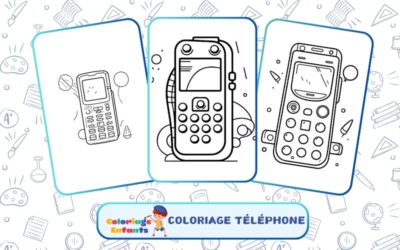 Coloriage Telephone