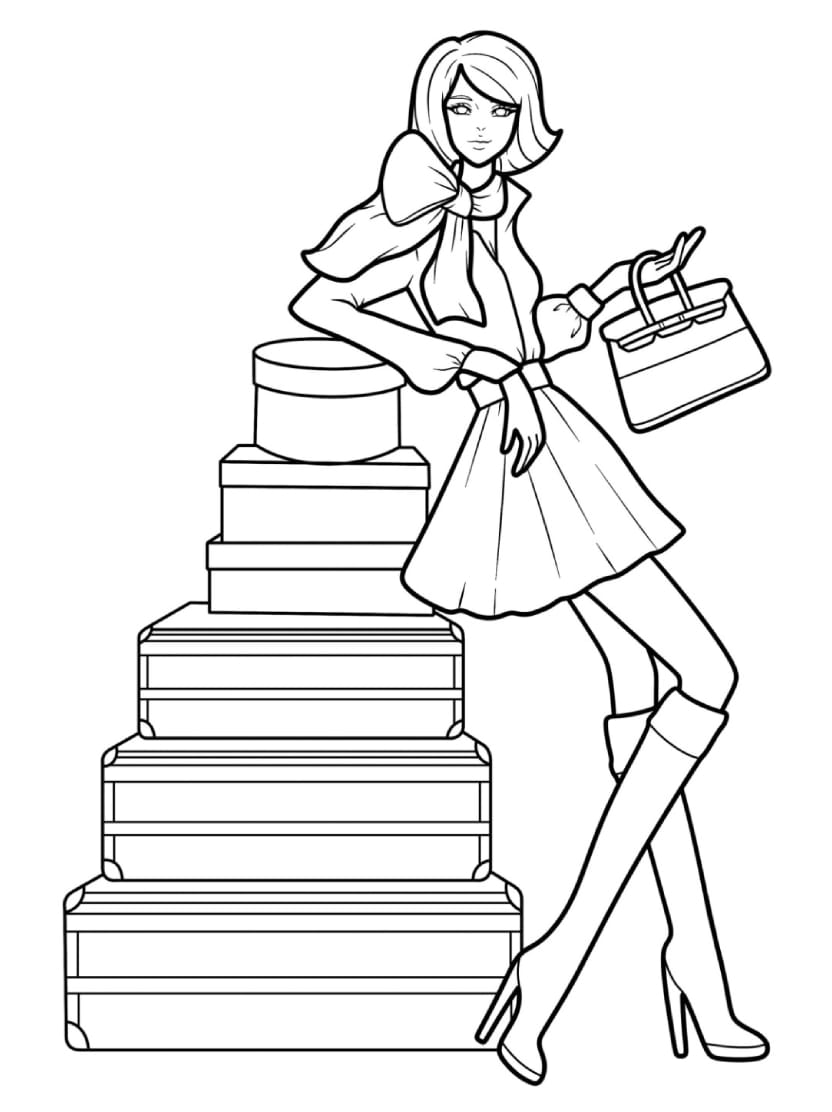 Coloriage Top Model Pour Exprimer Votre Style Unique