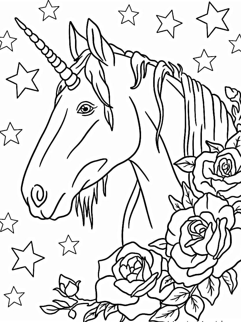 Coloriage Unicorn Magique Et Feerique