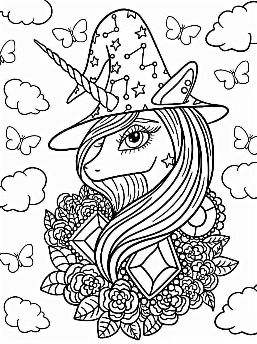 Coloriage Unicorn Pour Deux Fois Plus De Sourires