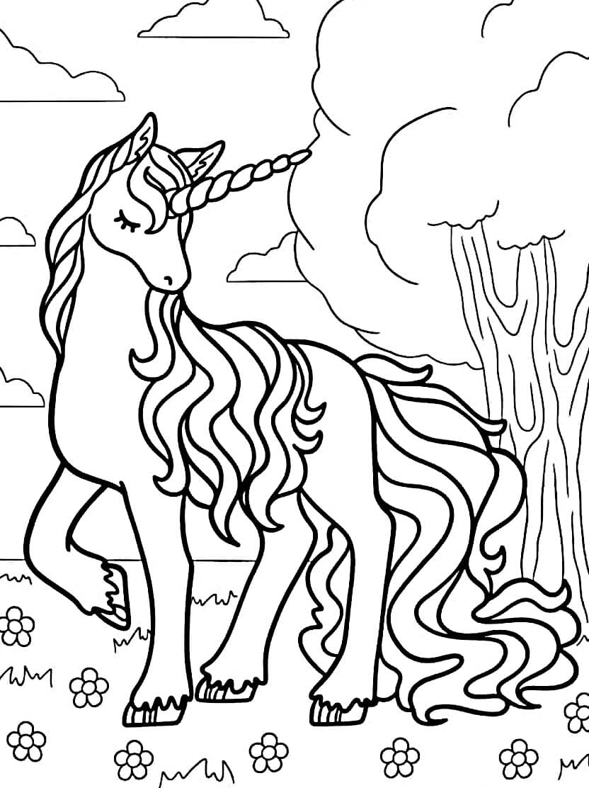 Coloriage Unicorn Pour Exprimer Toute La Magie