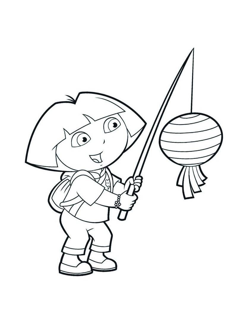 Dessins Dora The Explorer A Imprimer Creatifs Et Jolis