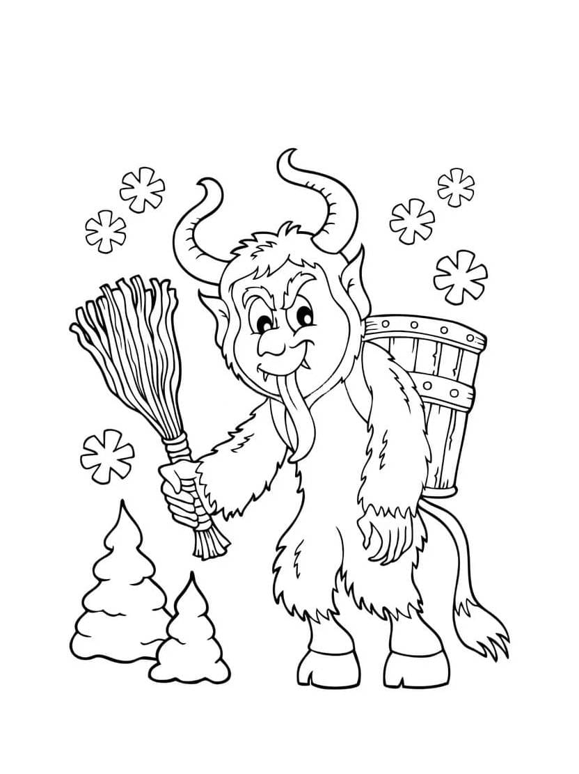 Dessins Krampus Pour Explorer Le Cote Sombre De Noel