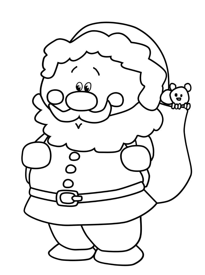 Dessins Noel Maternelle A Colorier Simples