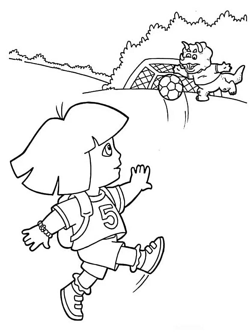 Dora The Explorer Coloriage Pour Un Moment Relaxant