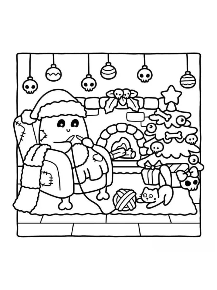 Telecharger Coloriage Spooky Xmas En Haute Qualite